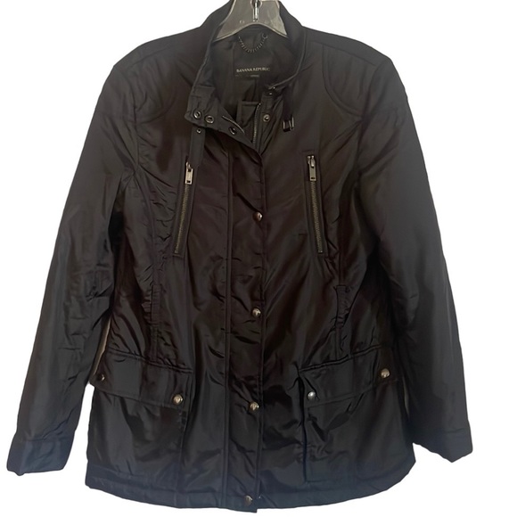 Banana Republic Jackets & Blazers - Banana republic Moto style jacket. Size medium, petite. Like new condition!